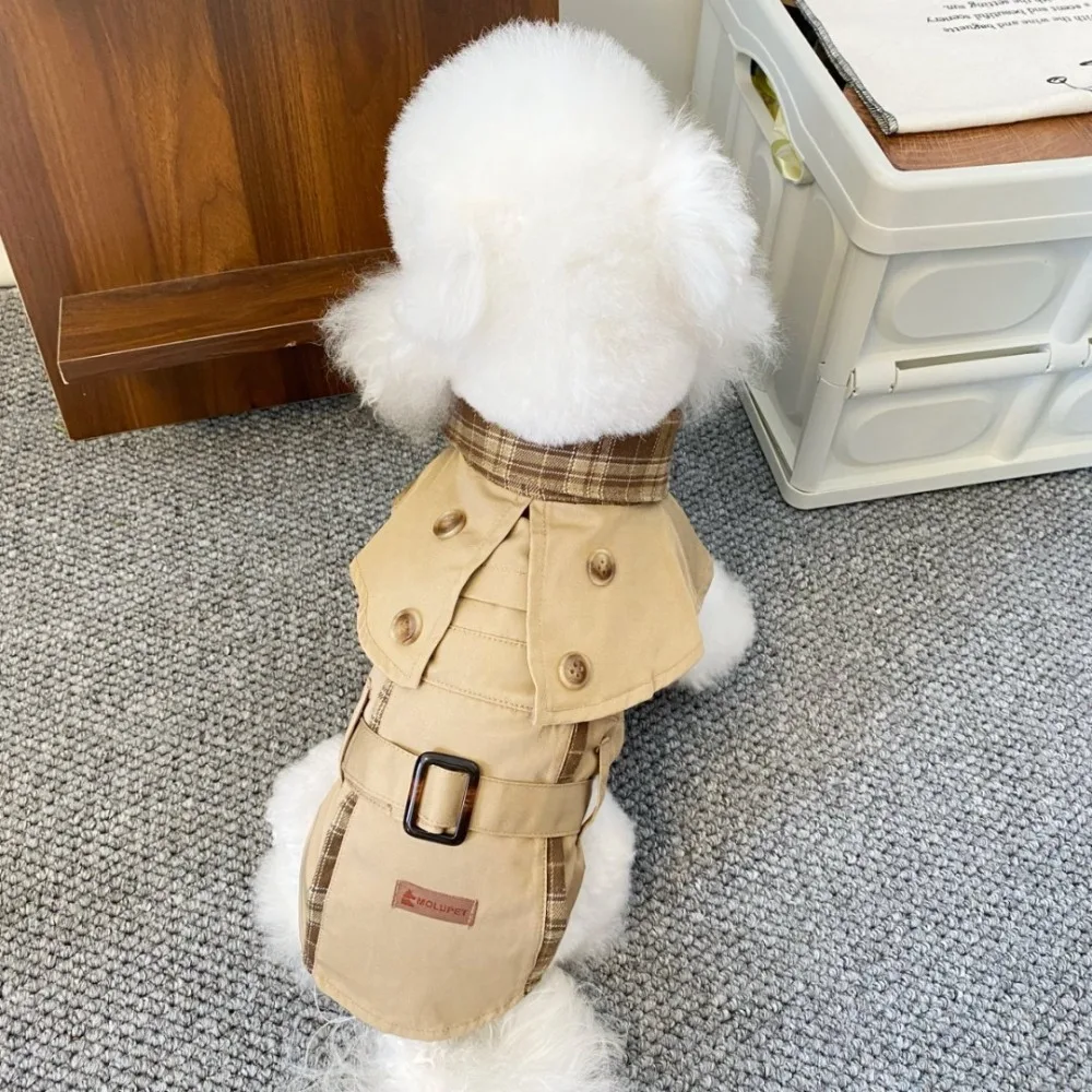 Adjustable Dog Trench Coat Breathable Pet Clothes for Teddy Bichon Comfortable Stylish Small Dogs Clothes Pets Products
Adjustable Dog Trench Coat Breathable Pet Clothes for Teddy Bichon Comfortable Stylish Small Dogs Clothes Pets Products