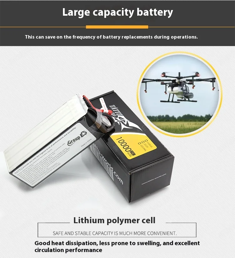 Дрон для защиты растений «сделай сам», 10000/12000/16000/22000 мАч, 6S22,2 В, литиевая батарея формата
Дрон для защиты растений «сделай сам», 10000/12000/16000/22000 мАч, 6S22,2 В, литиевая батарея формата