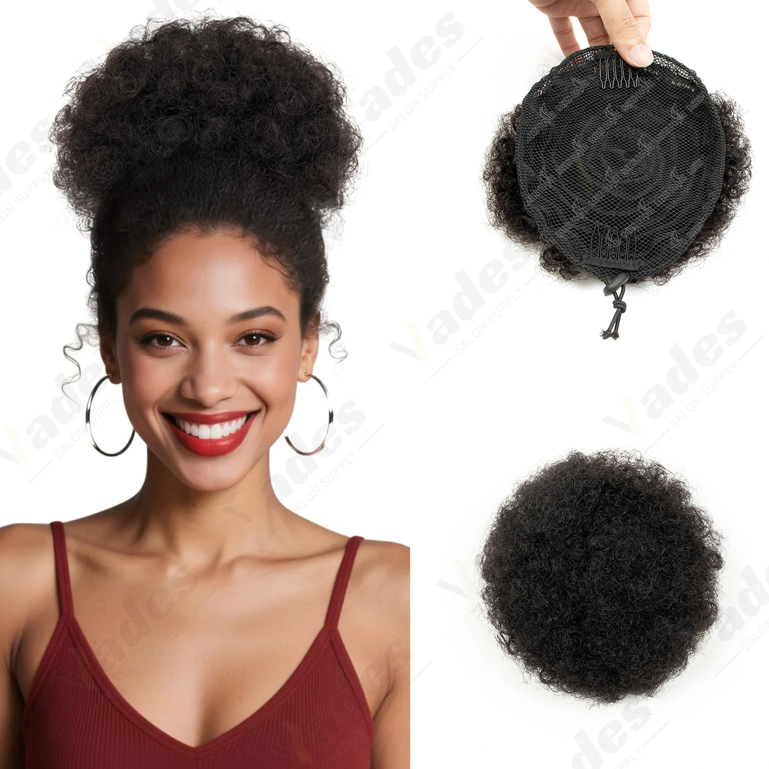 Hairro Afro Puff Hair Bun For Kids Human Hair Drawstring Ponytail Extensions For African Black Women Girls Remy Curly Hairpiece
Hairro Afro Puff Hair Bun For Kids Human Hair Drawstring Ponytail Extensions For African Black Women Girls Remy Curly Hairpiece