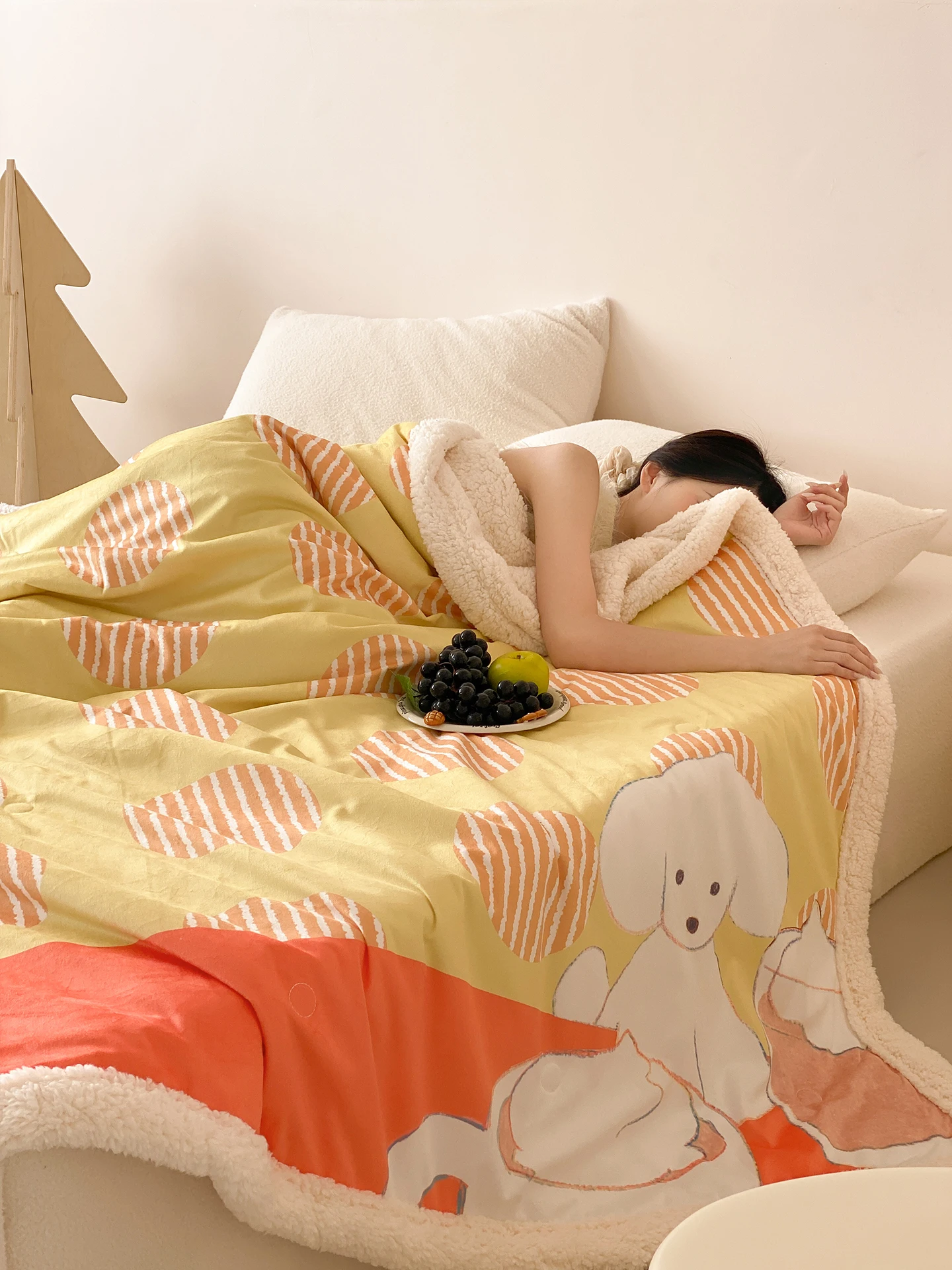 Плед из утолщенного овечьего флиса Fuan Store X igemori Natsumi Caramel Dog Series, зимний, теплый, из полиэфирного волокна, с мультяшным рисунком
Плед из утолщенного овечьего флиса Fuan Store X igemori Natsumi Caramel Dog Series, зимний, теплый, из полиэфирного волокна, с мультяшным рисунком