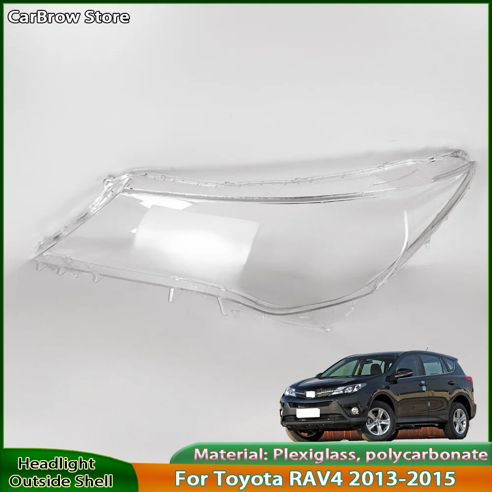 Transparent Headlight Shell Lens For Toyota RAV4 2013 2014 2015 Headlamp Cover Plexiglass Replace Original Lampshade
Transparent Headlight Shell Lens For Toyota RAV4 2013 2014 2015 Headlamp Cover Plexiglass Replace Original Lampshade