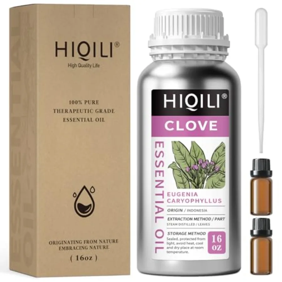 HIQILI Clove Essential Oil Pure Natural for Hair Diffuser Aromatherapy - 500ML
HIQILI Clove Essential Oil Pure Natural for Hair Diffuser Aromatherapy - 500ML