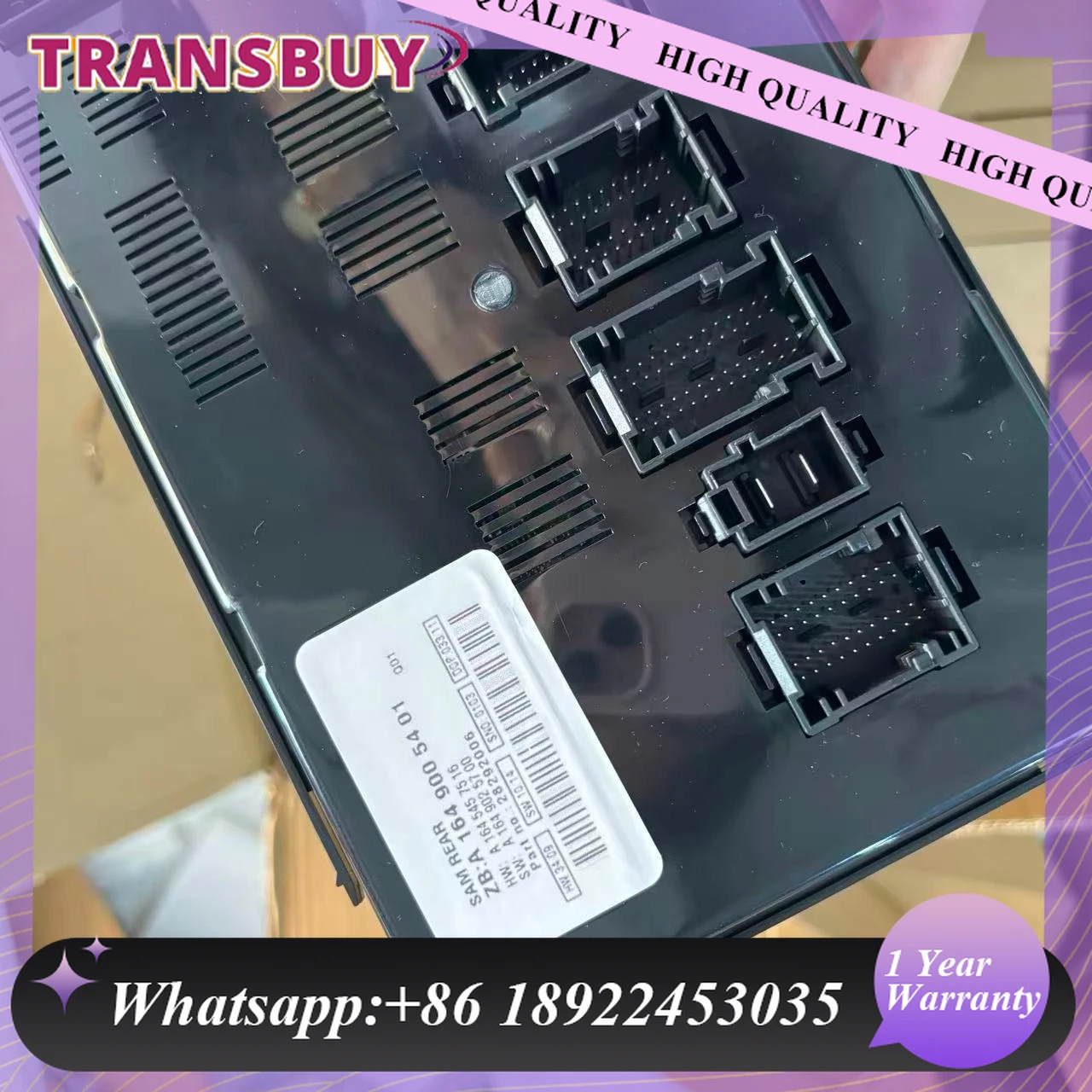 Brand new A1649005401 For Mercedes X164 W164 W251 GL320 GL350 Rear Signal Acquisition Module SAM Control Unit 1649005401
Brand new A1649005401 For Mercedes X164 W164 W251 GL320 GL350 Rear Signal Acquisition Module SAM Control Unit 1649005401