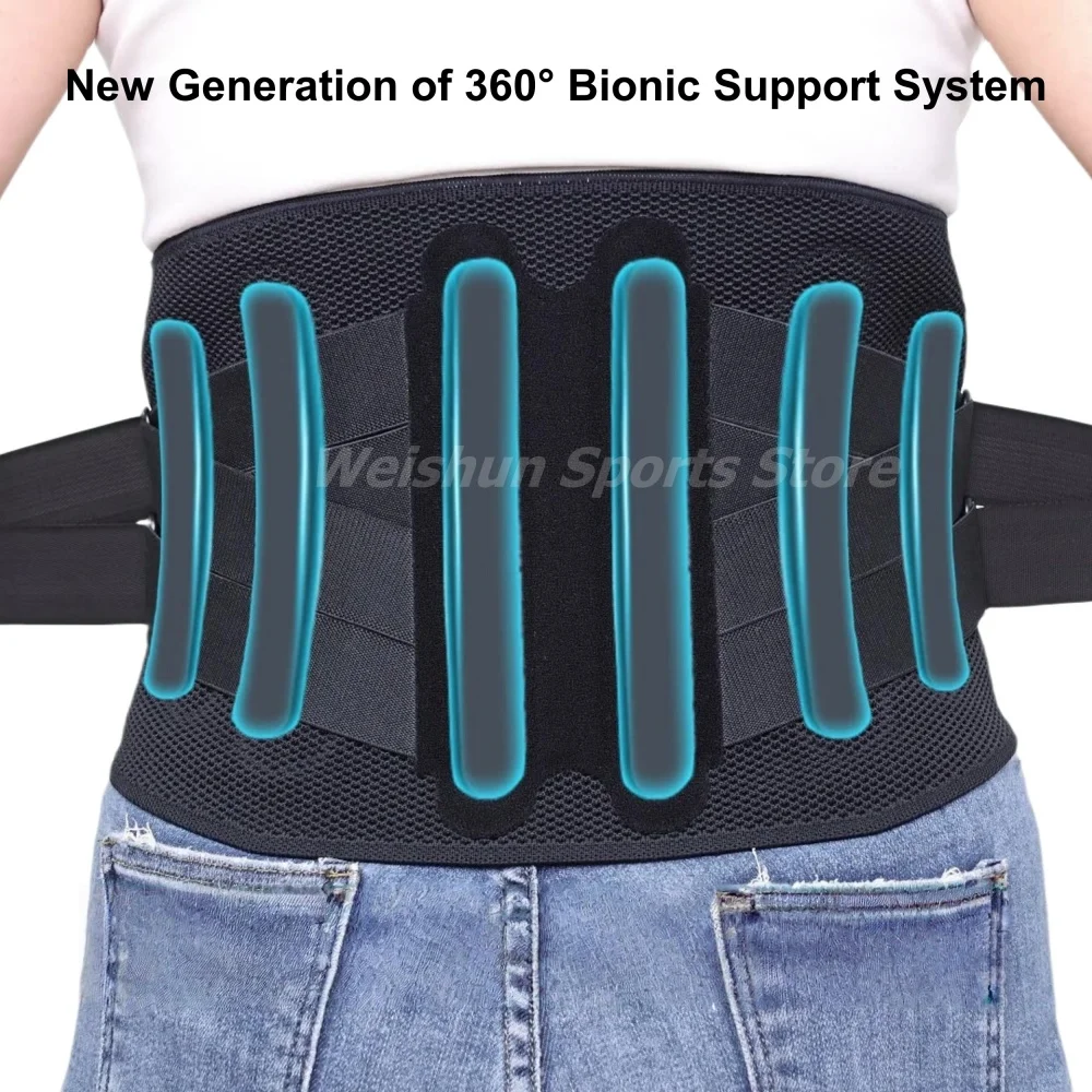 Поясничный поддерживающий пояс с двойной вытяжкой спины, поддерживающий пояс для мужчин и женщин, ортопедический корсет для позвоночника, тренажер для талии, бандаж, поясничная подушечка, облегчение боли
Поясничный поддерживающий пояс с двойной вытяжкой спины, поддерживающий пояс для мужчин и женщин, ортопедический корсет для позвоночника, тренажер для талии, бандаж, поясничная подушечка, облегчение боли