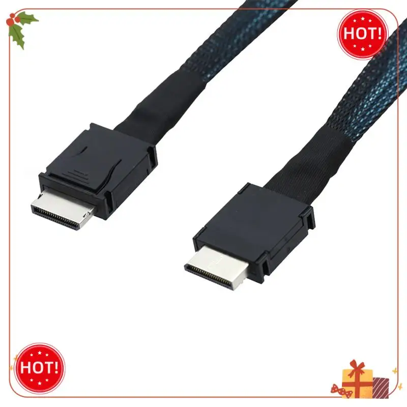 Durable-PCIE Oculink SFF 8611 4I к MINI SAS SFF-8611 4I Серверный сверхскоростной кабель Удлинительный кабель для передачи данных Линия передачи данных 1 м
Durable-PCIE Oculink SFF 8611 4I к MINI SAS SFF-8611 4I Серверный сверхскоростной кабель Удлинительный кабель для передачи данных Линия передачи данных 1 м