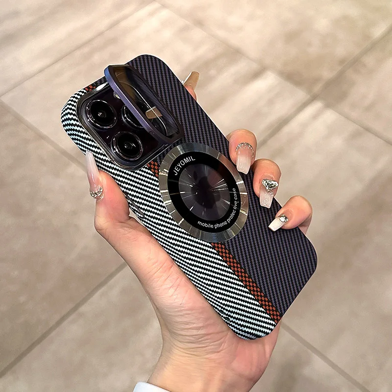 Suitable for iPhone 15promax Phone Case 14plus Carbon Fiber Patterned Flap Holder 13pro Magnetic Suction 12 Protection Cover
Suitable for iPhone 15promax Phone Case 14plus Carbon Fiber Patterned Flap Holder 13pro Magnetic Suction 12 Protection Cover