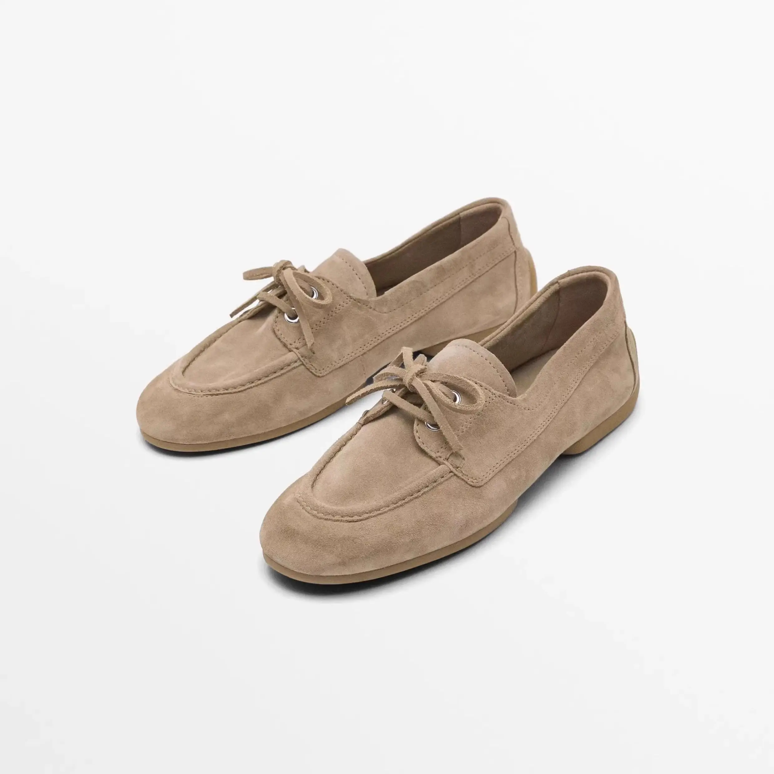 Casual Lady Sneakers Vintage Versatile Camel Top-Grain Cowhide Suede ALL-Match Comfortable Lace-Up Loafers For Spring And Autumn
Casual Lady Sneakers Vintage Versatile Camel Top-Grain Cowhide Suede ALL-Match Comfortable Lace-Up Loafers For Spring And Autumn