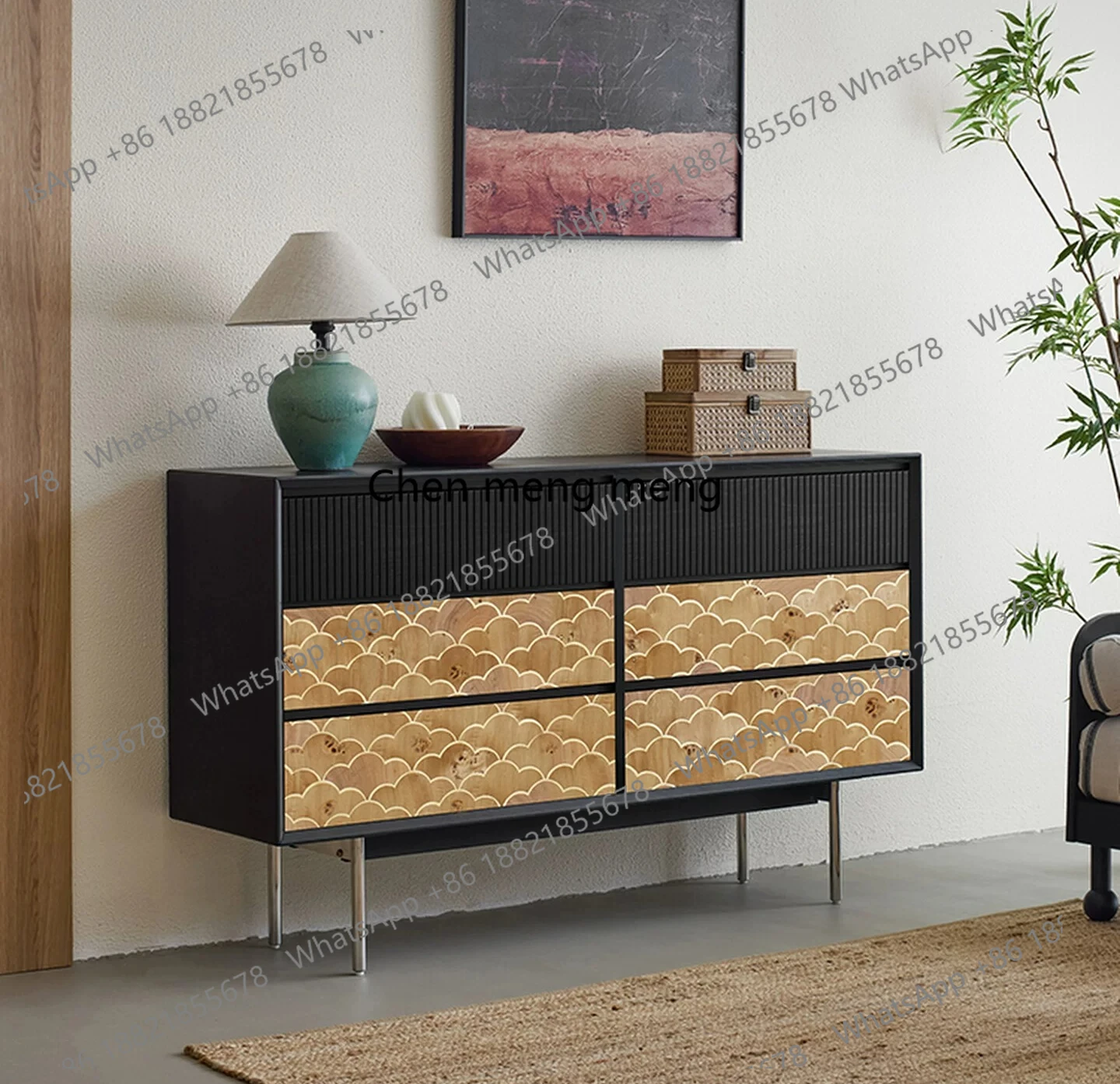 Light sandalwood Qingdai solid wood six-chest cabinet storage, cabinet bedroom, bedside entrance cabinet, storage living room
Light sandalwood Qingdai solid wood six-chest cabinet storage, cabinet bedroom, bedside entrance cabinet, storage living room