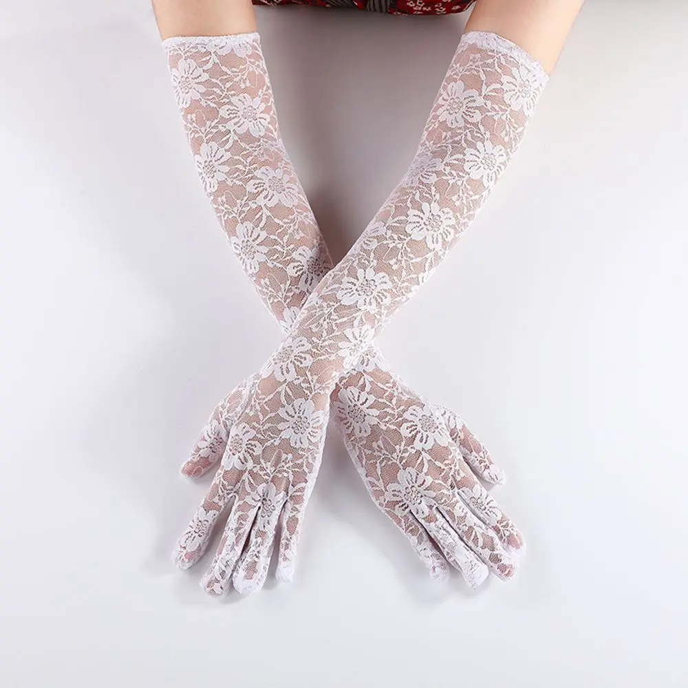 Retro Sunscreen Flower Fashion Wedding Cycling Lace Gloves Long Mittens Women's Gloves Arm Warmers
Retro Sunscreen Flower Fashion Wedding Cycling Lace Gloves Long Mittens Women's Gloves Arm Warmers