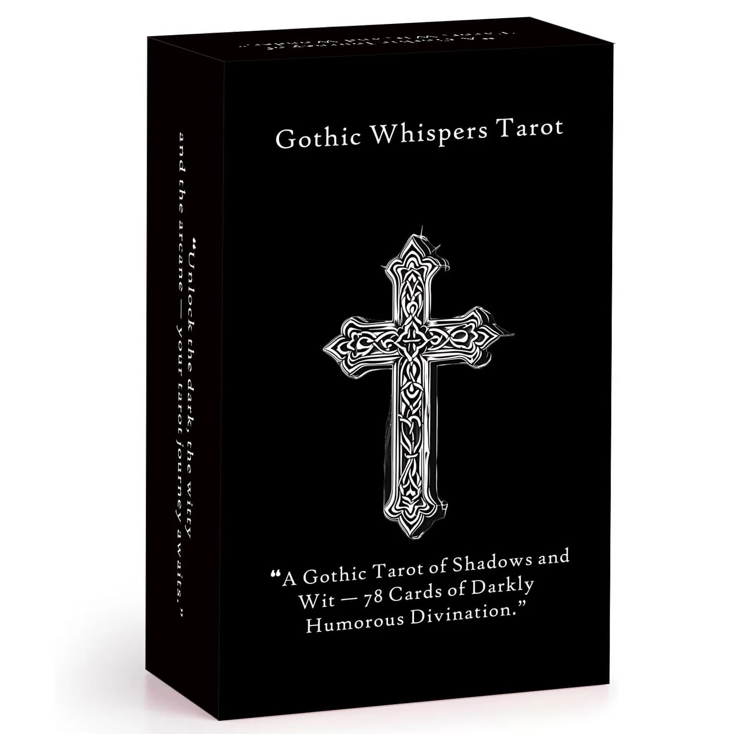 Gothic Whispers Tarot Cards, 78 Monochrome Beauty and Darkly Playful wit, Tarot Cards with Guidebook
Gothic Whispers Tarot Cards, 78 Monochrome Beauty and Darkly Playful wit, Tarot Cards with Guidebook