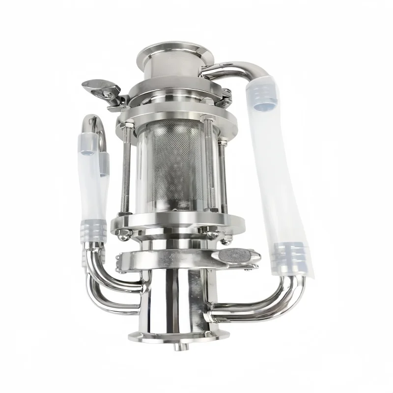 2" (51mm)OD64 Sanitary Soxhlet Extractor Set For Distillation, 225ml Filter Basket SS304
2" (51mm)OD64 Sanitary Soxhlet Extractor Set For Distillation, 225ml Filter Basket SS304
