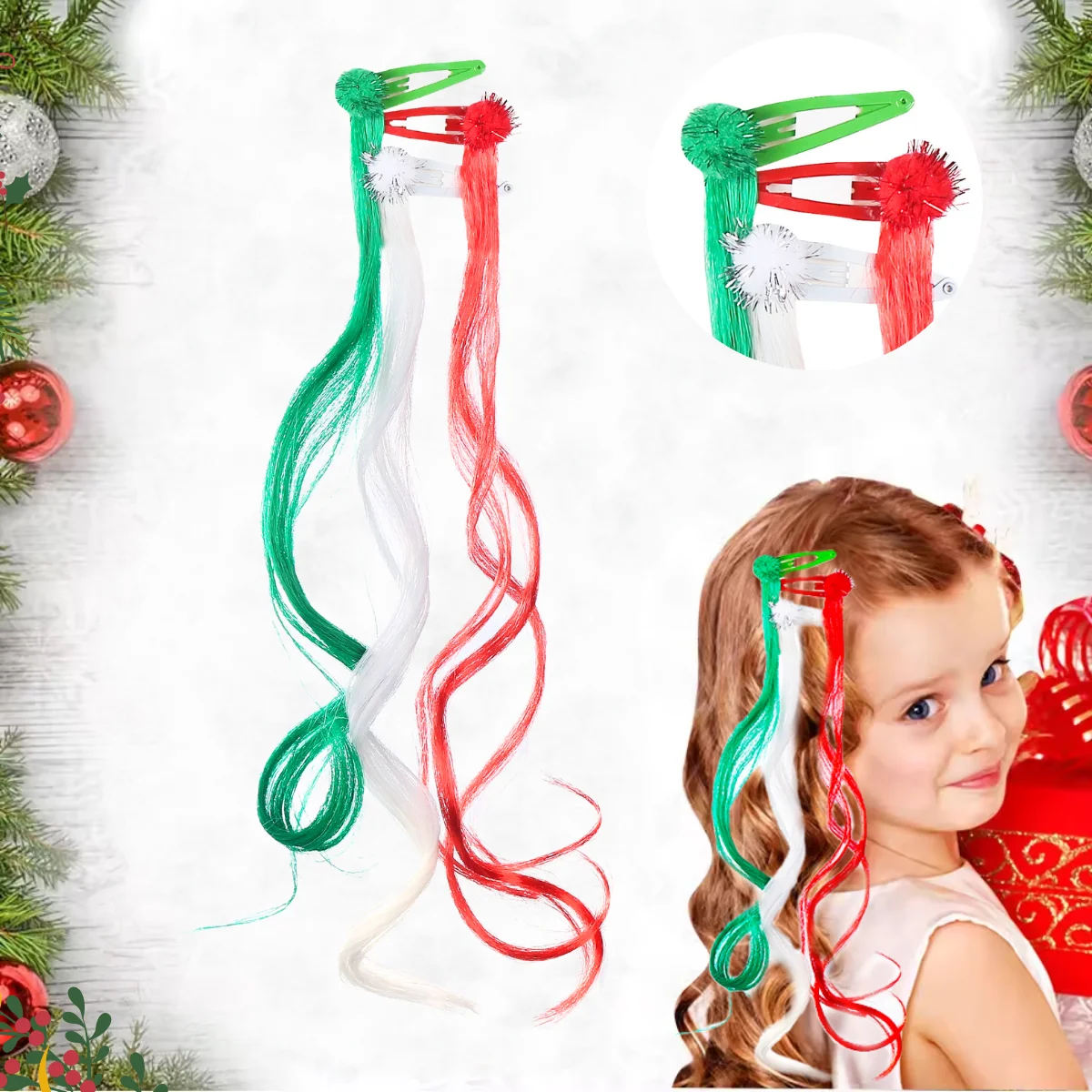 White Green Red Snapback Synthetic Long Curly Hair Accessories Snapback design is simple and does not hurt the hair
White Green Red Snapback Synthetic Long Curly Hair Accessories Snapback design is simple and does not hurt the hair