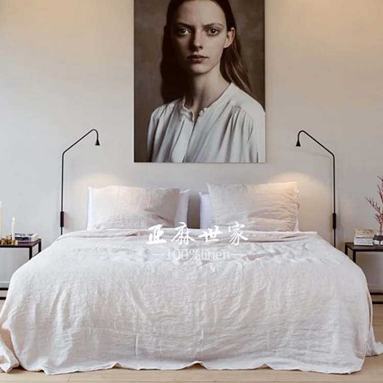 Natural hemp enzyme washed bedding four piece set plain pure hemp quilt cover
Natural hemp enzyme washed bedding four piece set plain pure hemp quilt cover