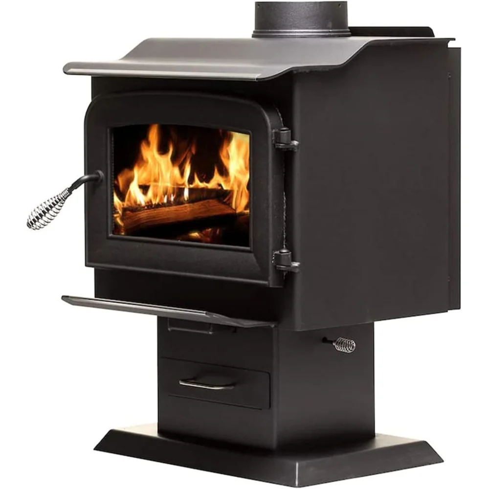 Pedestal Wood Burning Stove, Heats 1,200 Sq. Ft., EPA Certified, AW1120E-P, Black
Pedestal Wood Burning Stove, Heats 1,200 Sq. Ft., EPA Certified, AW1120E-P, Black