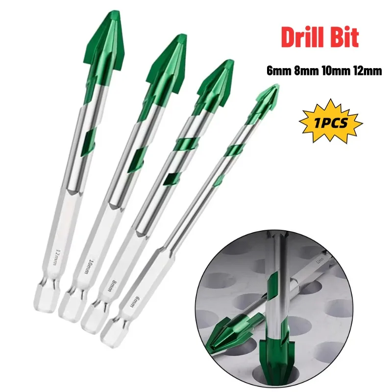 90mm Drill Bits Carbide Drilling For Glass Wood Metal Tiles 6/8/10/12mm Cemented Carbide Cross Hex Drill Bits Set Drilling Tool
90mm Drill Bits Carbide Drilling For Glass Wood Metal Tiles 6/8/10/12mm Cemented Carbide Cross Hex Drill Bits Set Drilling Tool