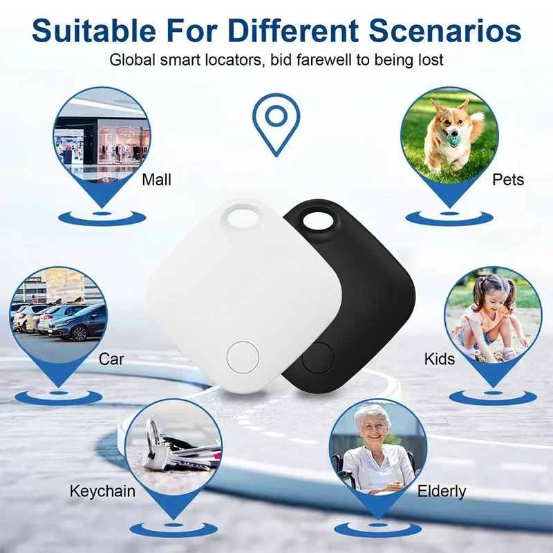 Smart Bluetooth GPS Tracker for Android Find My Device Anti-Lose Reminder Key Finder for Pet Dog Kid Bag Wallet Car Locator
Smart Bluetooth GPS Tracker for Android Find My Device Anti-Lose Reminder Key Finder for Pet Dog Kid Bag Wallet Car Locator