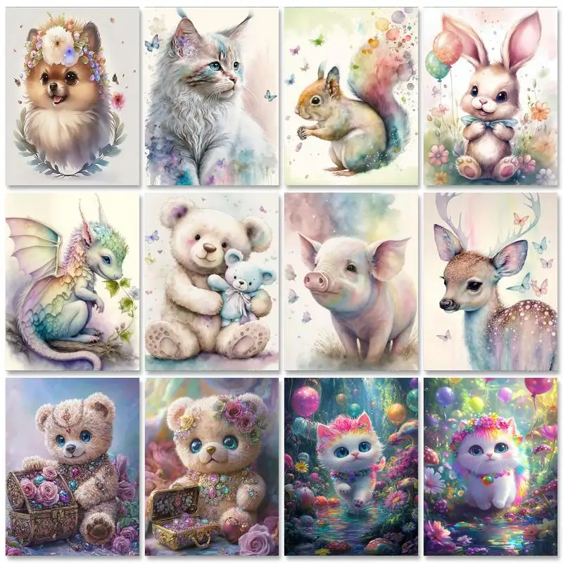 RUOPOTY Painting By Number For Adults Kits Dog Rabbit Picture By Numbers Paints On Canvas Diy Crafts Wall Paintings Art 60x75cm
RUOPOTY Painting By Number For Adults Kits Dog Rabbit Picture By Numbers Paints On Canvas Diy Crafts Wall Paintings Art 60x75cm