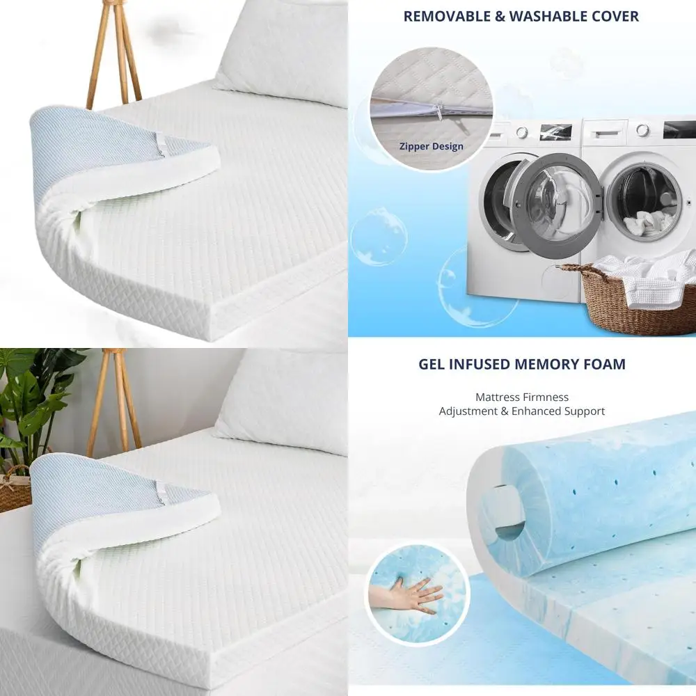 Топпер для матраса из гелевой пены с эффектом памяти Twin XL — 3-дюймовый охлаждающий топпер для сброса давления со съемным мягким чехлом, сертифицированныйUS C
Топпер для матраса из гелевой пены с эффектом памяти Twin XL — 3-дюймовый охлаждающий топпер для сброса давления со съемным мягким чехлом, сертифицированныйUS C