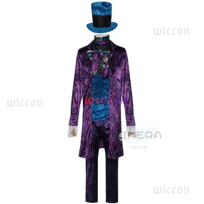 Alice Wonderland Mad Hatter Cosplay Costume Adult Fairy Tale Costume Mad Hatter Men Magic Show Tuxedo Fancy Suit
Alice Wonderland Mad Hatter Cosplay Costume Adult Fairy Tale Costume Mad Hatter Men Magic Show Tuxedo Fancy Suit