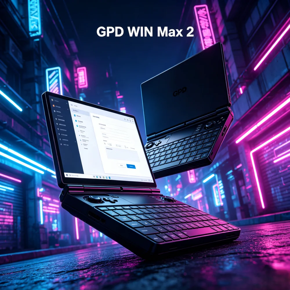 GPD WIN Max 2 Handheld Game Laptop AMD Ryzen 7 Portable Gaming UMPC Windows 11 CPU AMD 8840U AI9 HX370 High-speed
GPD WIN Max 2 Handheld Game Laptop AMD Ryzen 7 Portable Gaming UMPC Windows 11 CPU AMD 8840U AI9 HX370 High-speed