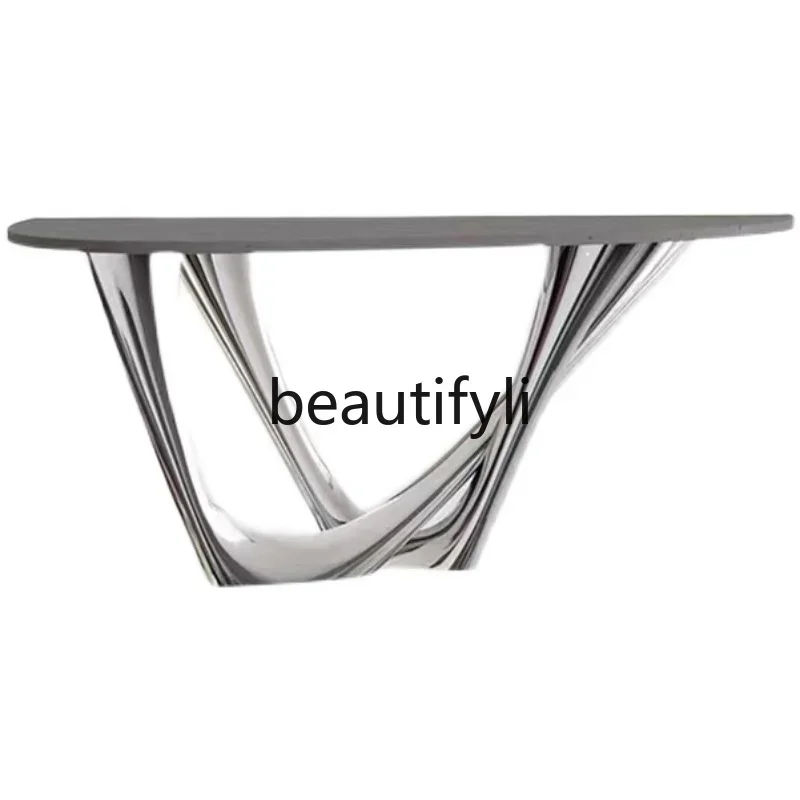 Italian light luxury fiberglass fiber reinforced plastic gradual change color coffee table corridor corridor entrance table
Italian light luxury fiberglass fiber reinforced plastic gradual change color coffee table corridor corridor entrance table