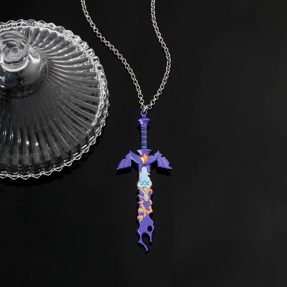 Tears of the Kingdom Decayed Sword of the Master Necklace Fashion Game Themed Weaponry Pendant for Fans Collectors Jewelry Gift
Tears of the Kingdom Decayed Sword of the Master Necklace Fashion Game Themed Weaponry Pendant for Fans Collectors Jewelry Gift