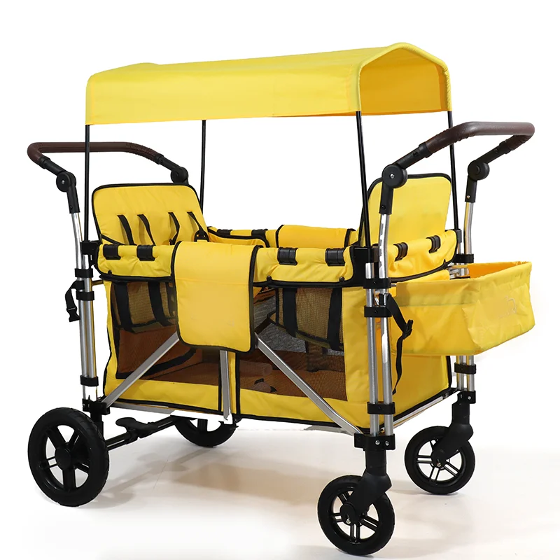 Classic 4-Seater All-Terrain Camping Utility Wagon with Storage Bags
Classic 4-Seater All-Terrain Camping Utility Wagon with Storage Bags