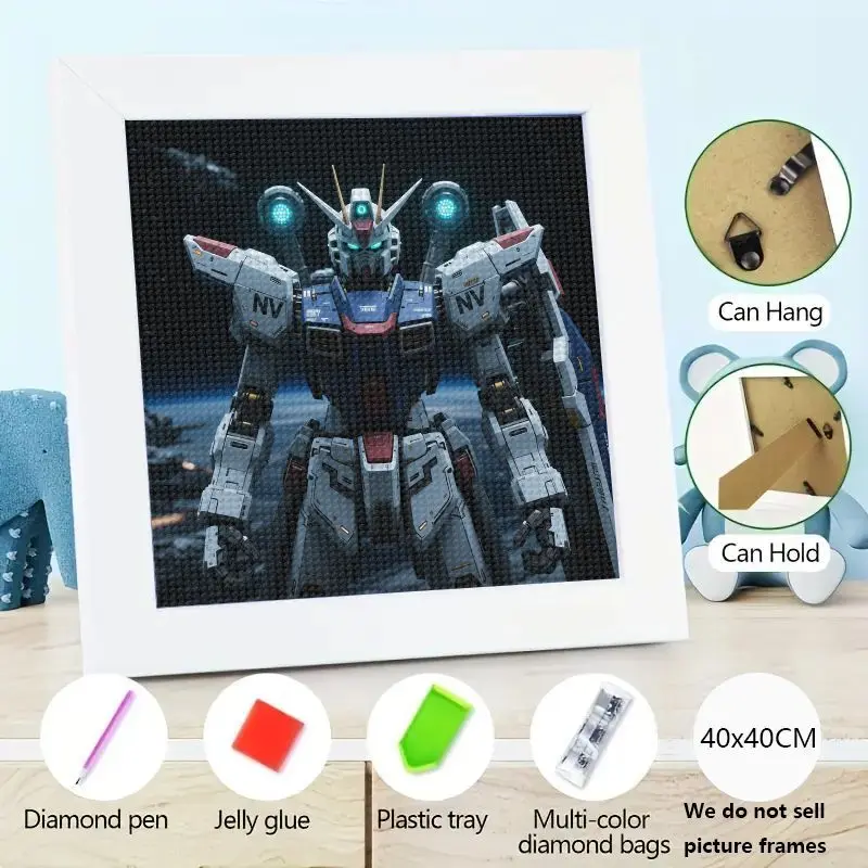 1 шт. DIY 5D комплект алмазной живописи полная дрель Sci-Fi Mecha робот Gundam стиль горный хрусталь вышивка аниме боевой мех картина стена
1 шт. DIY 5D комплект алмазной живописи полная дрель Sci-Fi Mecha робот Gundam стиль горный хрусталь вышивка аниме боевой мех картина стена
