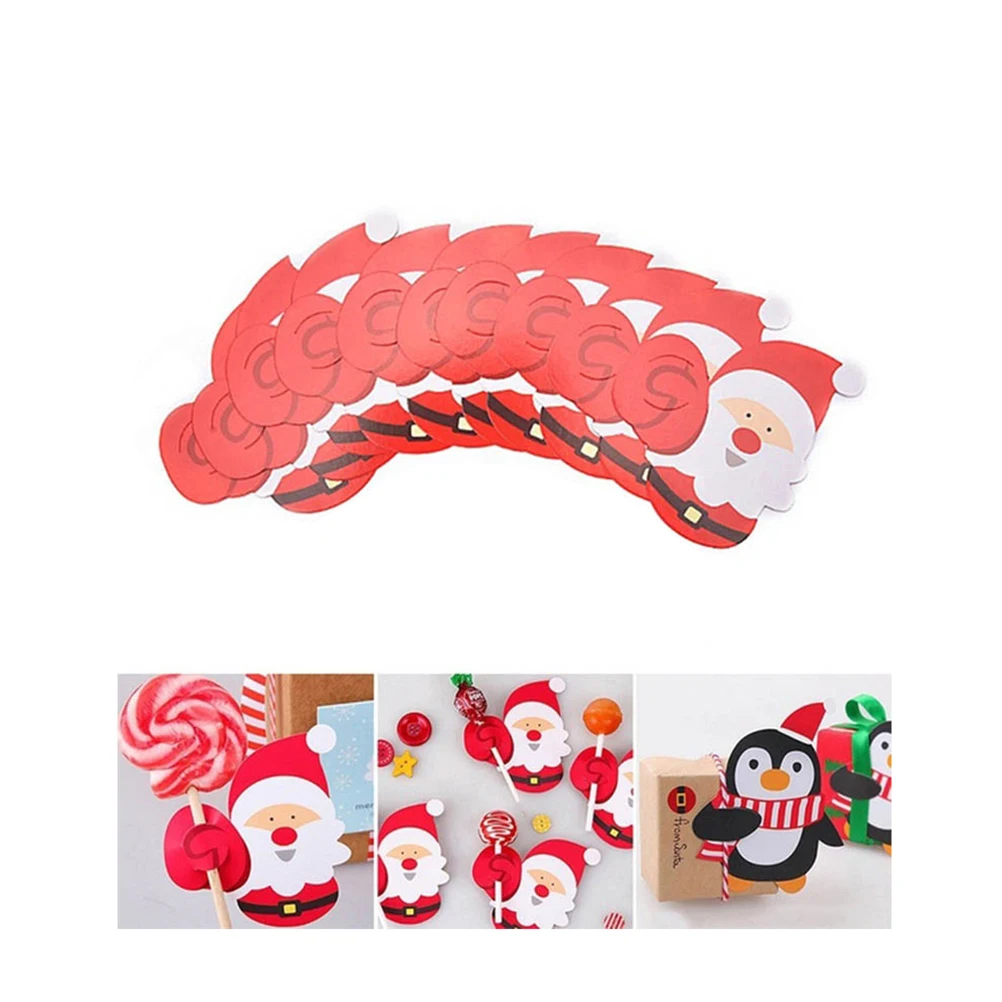 50 Pcs Lollipop Decorative Cards Christmas Decorations Xmas Ornaments Candy Paper
50 Pcs Lollipop Decorative Cards Christmas Decorations Xmas Ornaments Candy Paper