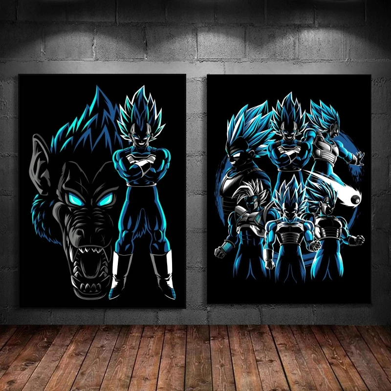Japan Anime Dragon Ball Goku Vegeta Comics Pictures Classic Canvas Poster High Quality Art Home Living Room Wall Decoration
Japan Anime Dragon Ball Goku Vegeta Comics Pictures Classic Canvas Poster High Quality Art Home Living Room Wall Decoration