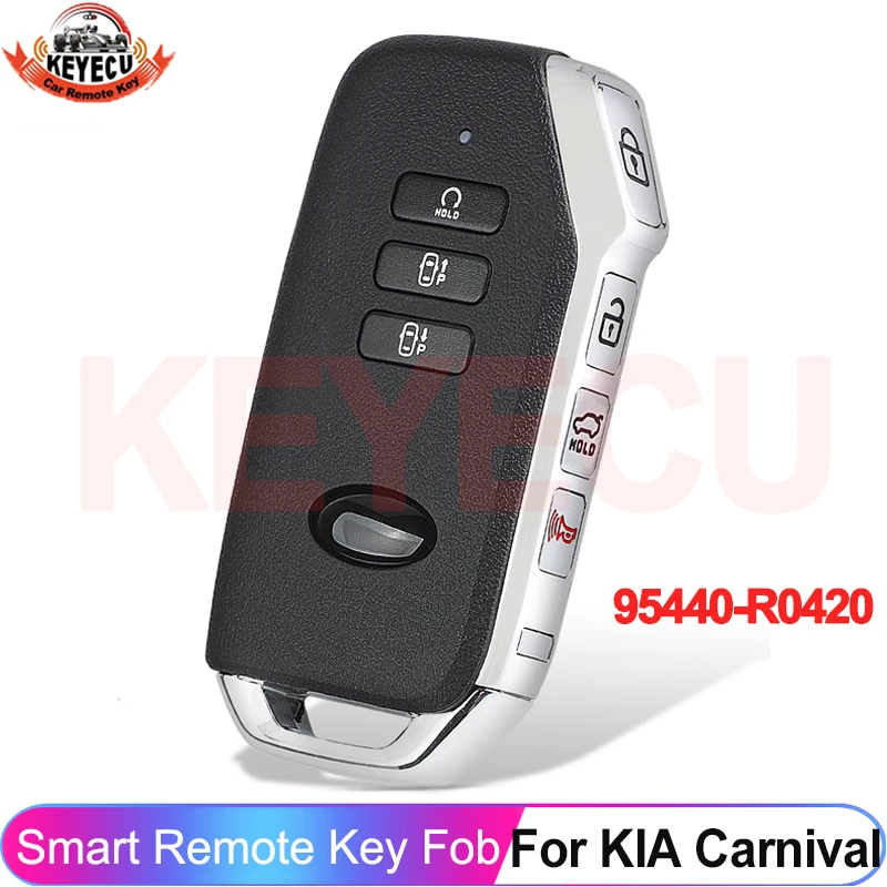 KEYECU для KIA Carnival 95440-R0420 2022 2023 2024 умный 7-кнопочный ключ 433 МГц 4A чип автомобильный дистанционный брелок без ключа
KEYECU для KIA Carnival 95440-R0420 2022 2023 2024 умный 7-кнопочный ключ 433 МГц 4A чип автомобильный дистанционный брелок без ключа