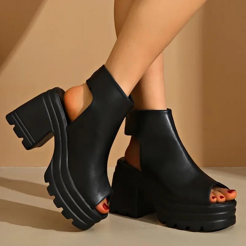 Ladies Shoes 2025 Brand Peep Toe Women's Sandals Fashion Plus Size Best Seller Summer Comfortable Casual Super High Sandal Boots
Ladies Shoes 2025 Brand Peep Toe Women's Sandals Fashion Plus Size Best Seller Summer Comfortable Casual Super High Sandal Boots