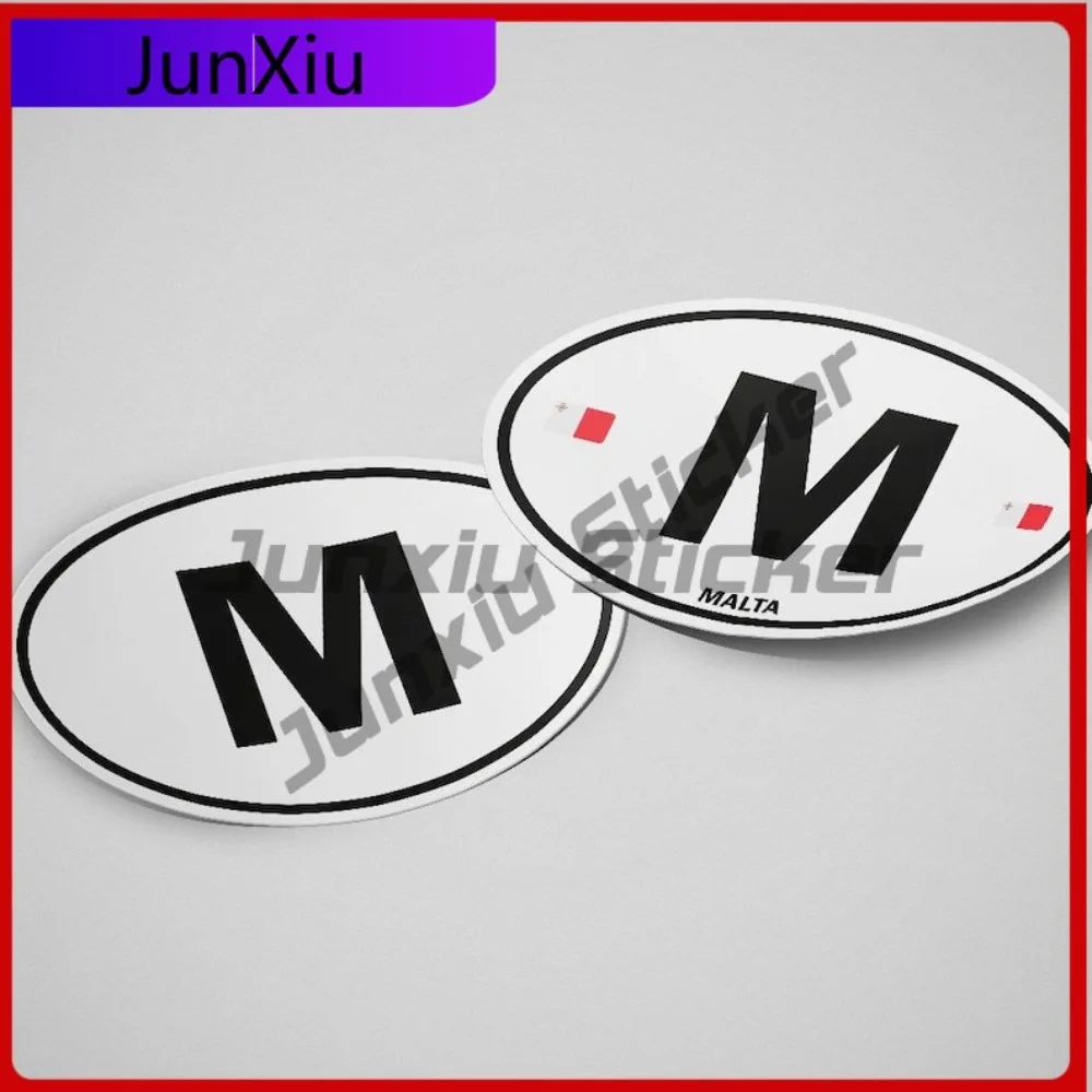 Malta Flag Sticker Oval-shaped White and Black Country Creative Car Bumpers Car Windows Scratch Resistant Waterproof Auto
Malta Flag Sticker Oval-shaped White and Black Country Creative Car Bumpers Car Windows Scratch Resistant Waterproof Auto