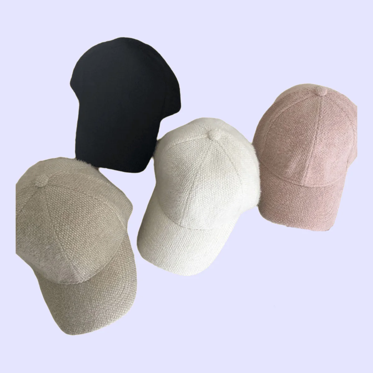 Women's Faux Rabbit Fur Baseball Cap - Adjustable Thermal Ball Cap for Fall Winter Cafe Hopping
Women's Faux Rabbit Fur Baseball Cap - Adjustable Thermal Ball Cap for Fall Winter Cafe Hopping