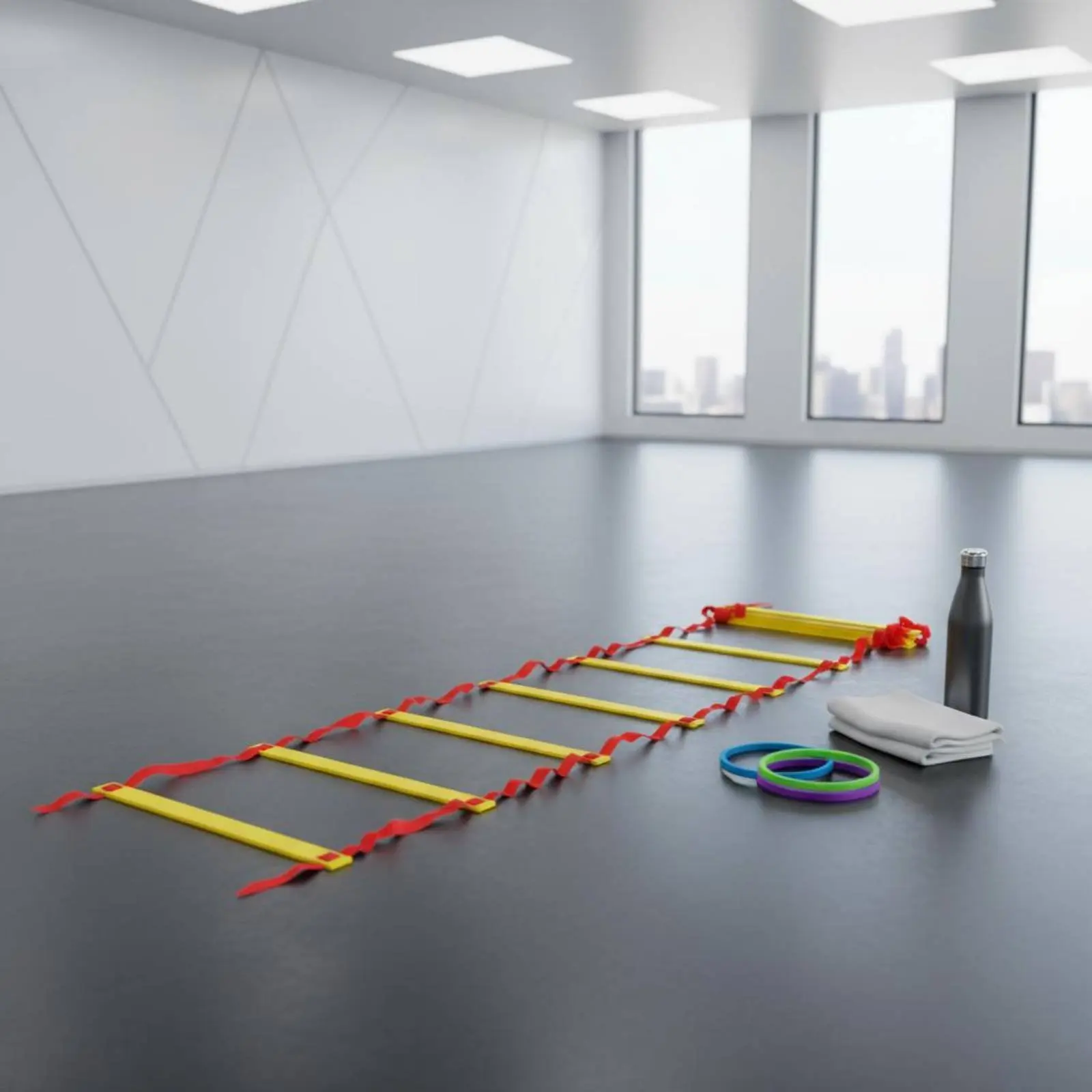 Athletic Training Ladder Lightweight Agility Ladder Portable Adjustable Rungs for Coaches, Gym
Athletic Training Ladder Lightweight Agility Ladder Portable Adjustable Rungs for Coaches, Gym
