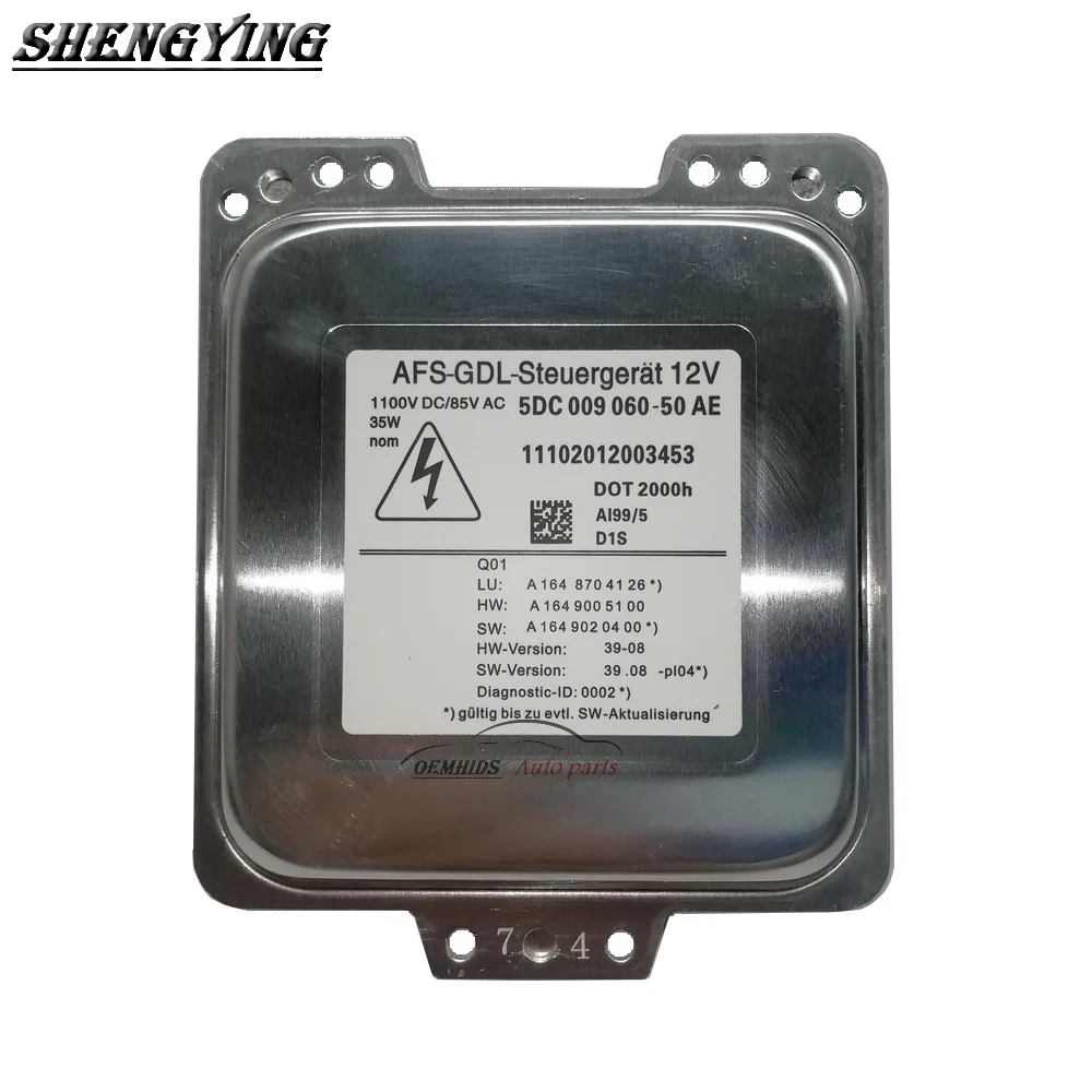 Ксеноновый балласт ShengYing A1648704126, AFS, GDL, Steuergerat D1S, D1R, для ML GL, модуль управления HID фарами, совершенно новый 5DC009060-50 AE
Ксеноновый балласт ShengYing A1648704126, AFS, GDL, Steuergerat D1S, D1R, для ML GL, модуль управления HID фарами, совершенно новый 5DC009060-50 AE