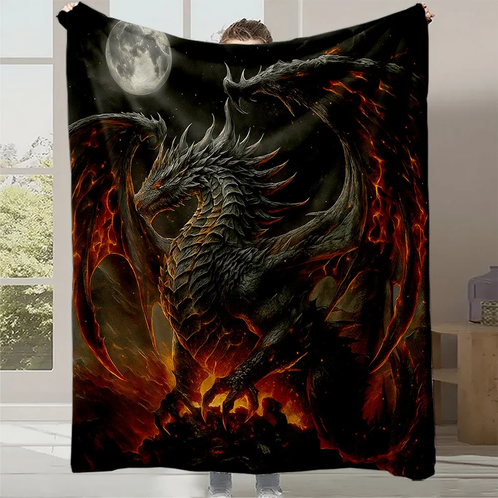 1 шт. плюшевое одеяло с пламенем темного дракона — тяжелое черное и золотое готическое покрывало со стеганой текстурой, всесезонный мягкий флис
1 шт. плюшевое одеяло с пламенем темного дракона — тяжелое черное и золотое готическое покрывало со стеганой текстурой, всесезонный мягкий флис