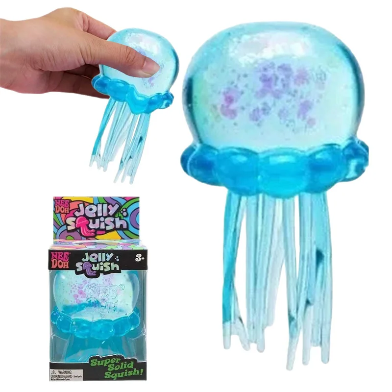 Needoh Fuzz Ball Jellyfish Squishy Soft Stress Relief Glitter Toy Cute Relaxing Squeeze Sensory Kids & Adults Relief Fidget Toy
Needoh Fuzz Ball Jellyfish Squishy Soft Stress Relief Glitter Toy Cute Relaxing Squeeze Sensory Kids & Adults Relief Fidget Toy