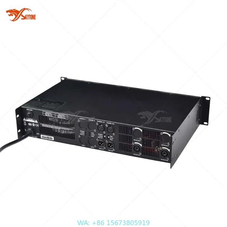 DF850 Professional 2 Channel Audio High Power Amplifier for Disco Outdoor Concerts