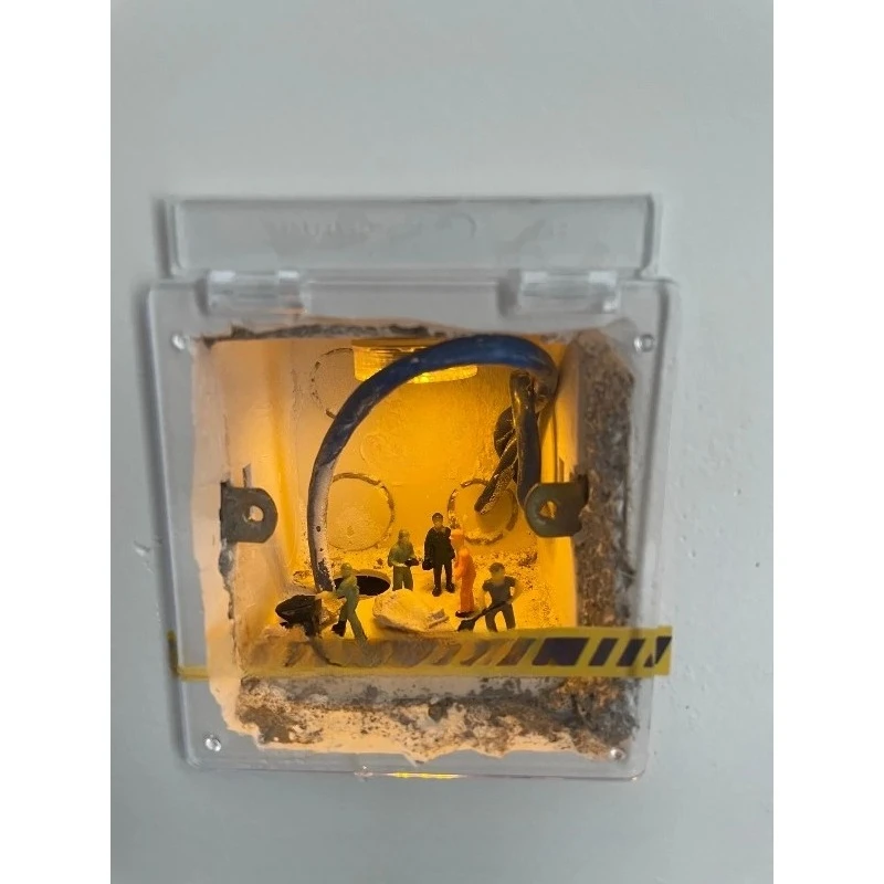 Wall switch hole renovation atmosphere decoration corridor art corner miniature model
Wall switch hole renovation atmosphere decoration corridor art corner miniature model