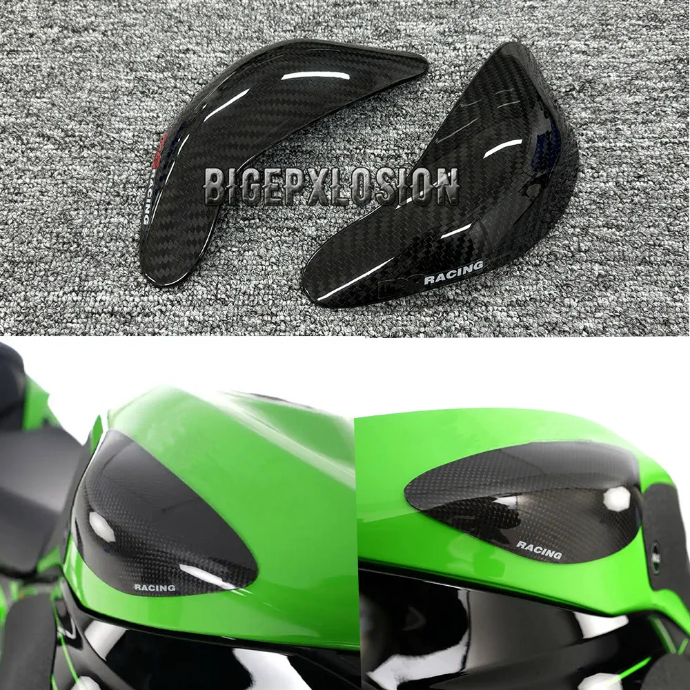 For Kawasaki ZX-6R 2009-2024 & ZX-10R 2008-2010 NEW Motorcycle Carbon Fiber Fuel Tank Guard Housing Decorative Slider
For Kawasaki ZX-6R 2009-2024 & ZX-10R 2008-2010 NEW Motorcycle Carbon Fiber Fuel Tank Guard Housing Decorative Slider