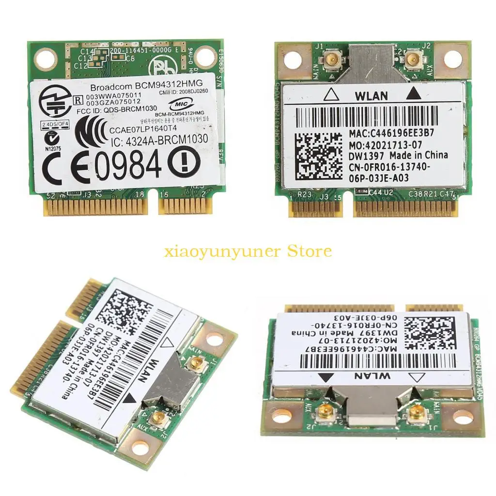 P9JB Двойная полоса 2.4+5G 54 Мбит / с Wi-Fi беспроводной карты Mini PCI-E для DW1397 для BCM94312HMG2L PCI для Wi
P9JB Двойная полоса 2.4+5G 54 Мбит / с Wi-Fi беспроводной карты Mini PCI-E для DW1397 для BCM94312HMG2L PCI для Wi