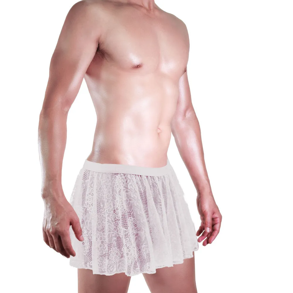 Men Low Waist Sexy Elastic Waistband Underpants Lace Frilly Ruffled Layered Mini Skirts Erotic Gay Tulle Underwear Male Lingerie
Men Low Waist Sexy Elastic Waistband Underpants Lace Frilly Ruffled Layered Mini Skirts Erotic Gay Tulle Underwear Male Lingerie