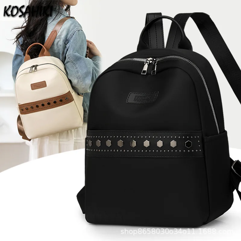 Women Vintage Y2k Aesthetic Rivet Backpack Japanese Casual All Match Students Schoolbags Streetwear Fashion Ins Trendy Backpacks
Women Vintage Y2k Aesthetic Rivet Backpack Japanese Casual All Match Students Schoolbags Streetwear Fashion Ins Trendy Backpacks