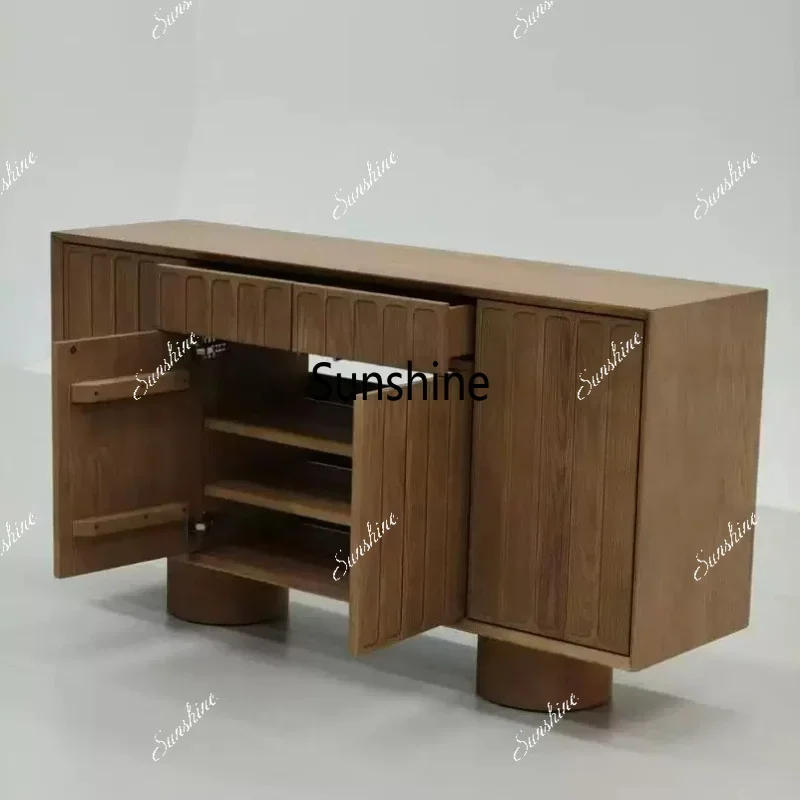 Medieval simple dining side cabinet, living room storage cabinet, retro solid wood porch cabinetTJ
Medieval simple dining side cabinet, living room storage cabinet, retro solid wood porch cabinetTJ