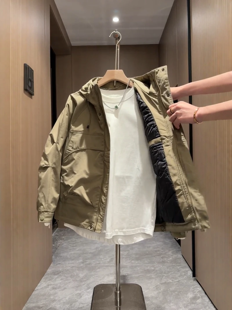 Мужская модная спецодежда с капюшоном, хлопковая куртка, осень-зима, уличная теплая ветрозащитная молодежная повседневная одежда на молнии
Мужская модная спецодежда с капюшоном, хлопковая куртка, осень-зима, уличная теплая ветрозащитная молодежная повседневная одежда на молнии