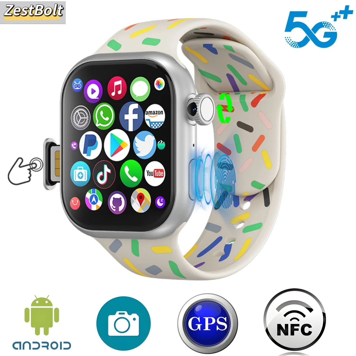 S11 Smart Watch 4G/5G Android SmartwatchT ouch ID With 1580Mah Battery 512GB Storage Rom Free Download App WIFI GPS For Android
S11 Smart Watch 4G/5G Android SmartwatchT ouch ID With 1580Mah Battery 512GB Storage Rom Free Download App WIFI GPS For Android