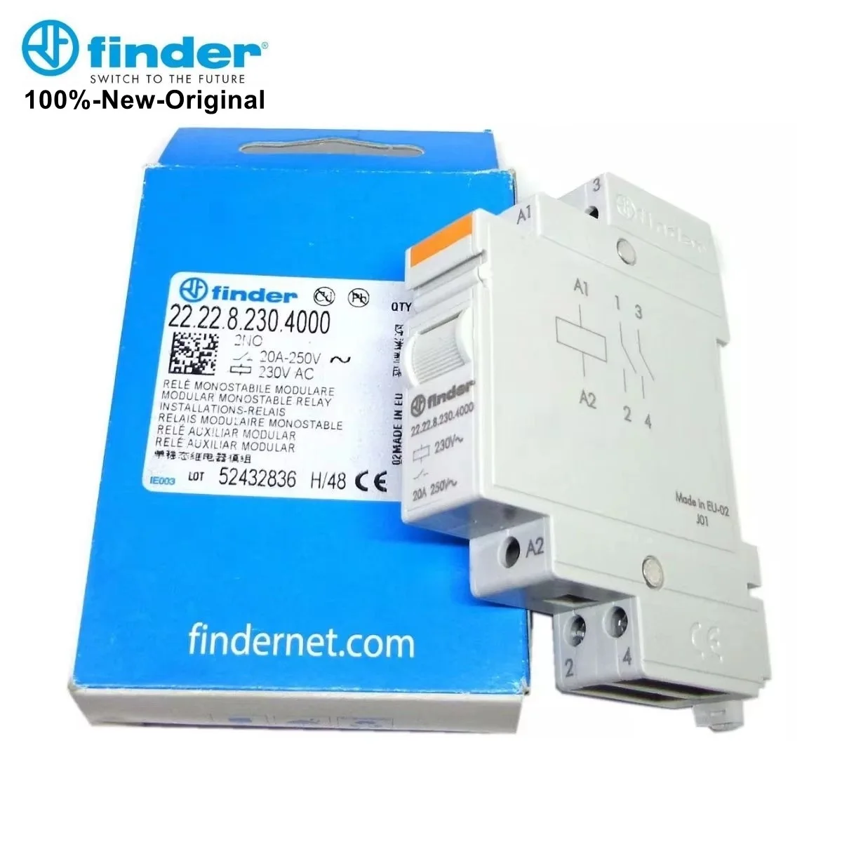 FINDER 100%-NEW 1PCS 22.22.9.024.4000 22.22.8.230.4000 22.21.9.024.4000 20A Relay Original
FINDER 100%-NEW 1PCS 22.22.9.024.4000 22.22.8.230.4000 22.21.9.024.4000 20A Relay Original