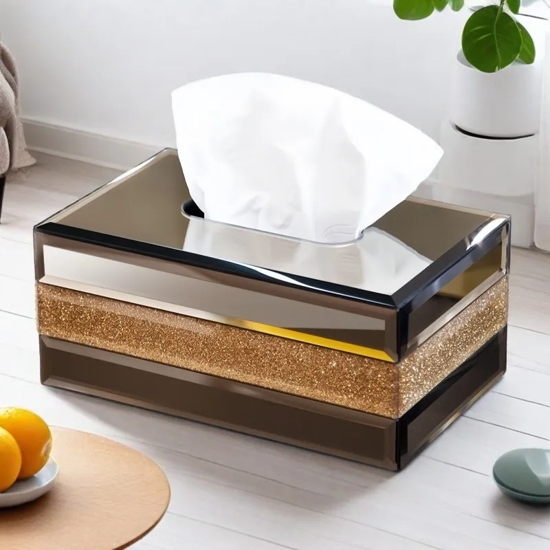 Nordic Style Paper Box Desktop Creative Storage Box Simple Household Glass Bedroom Tissue Box Living Room Paper Holder ZI651
Nordic Style Paper Box Desktop Creative Storage Box Simple Household Glass Bedroom Tissue Box Living Room Paper Holder ZI651