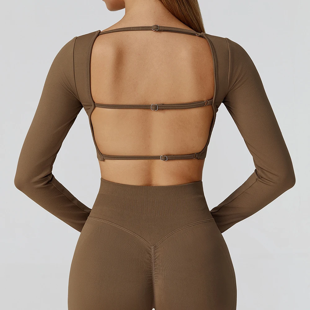 Women Yoga Shirts Hollow Beautiful Back Yoga Long Sleeves Shirts for Women Sports Fitness Crop Top Gym Clothes Workout Tops
Women Yoga Shirts Hollow Beautiful Back Yoga Long Sleeves Shirts for Women Sports Fitness Crop Top Gym Clothes Workout Tops